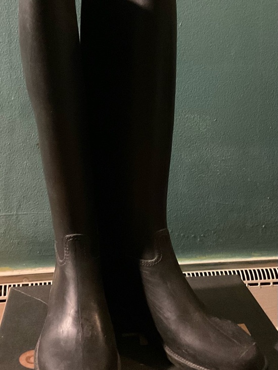 Shoes - Black Tall Rain Boots